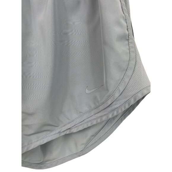 Nike Dri-Fit Standard Fit Lined Running Shorts Gray Womens Size Medium - Picture 4 of 8